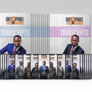 unstoppable sales challenge audios and transcripts mockup